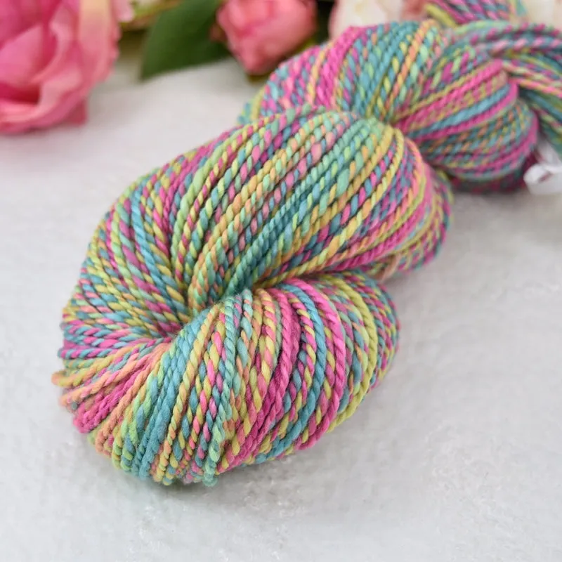 Hand Spun Tasmanian Merino Wool Chunky Yarn in Sunshine