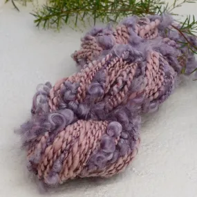 Handspun Chunky Tasmanian Merino Art Yarn in Lavender Haze 13378