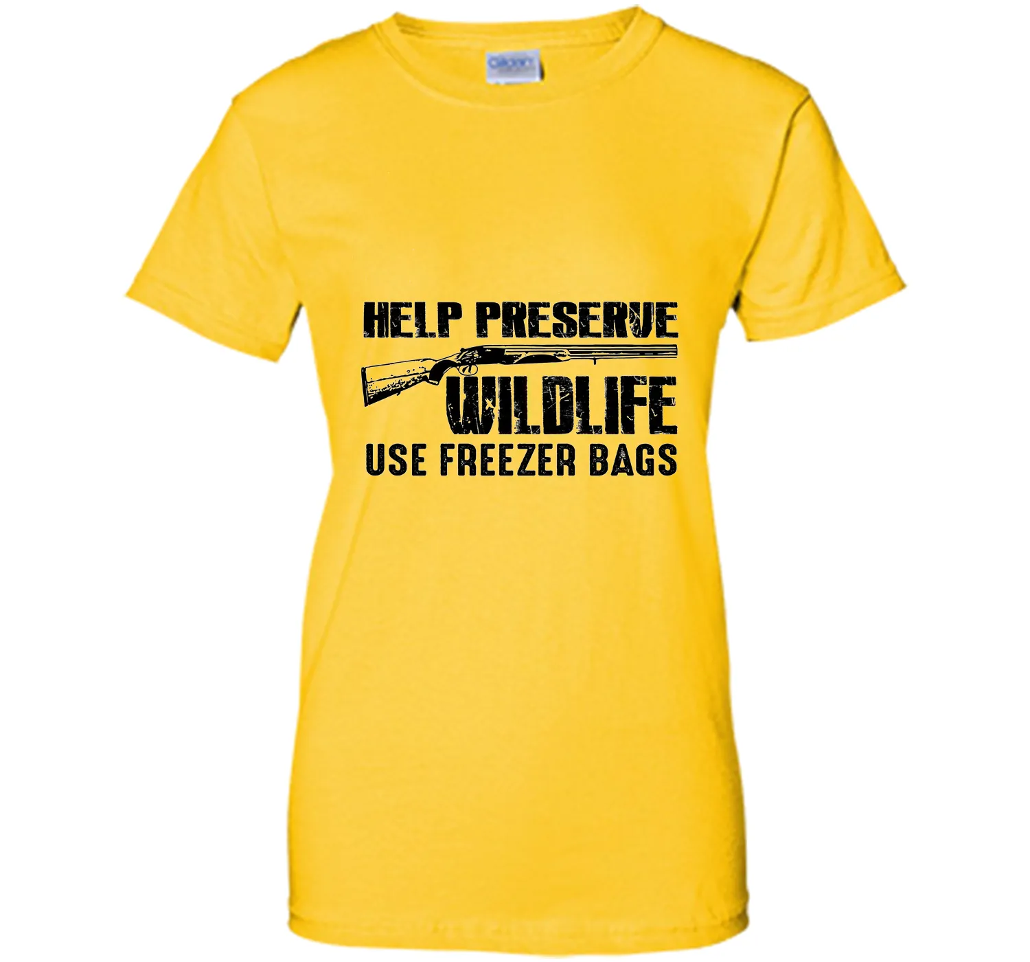 Help Preserve Wildlife Use Freezer Bags T-Shirt