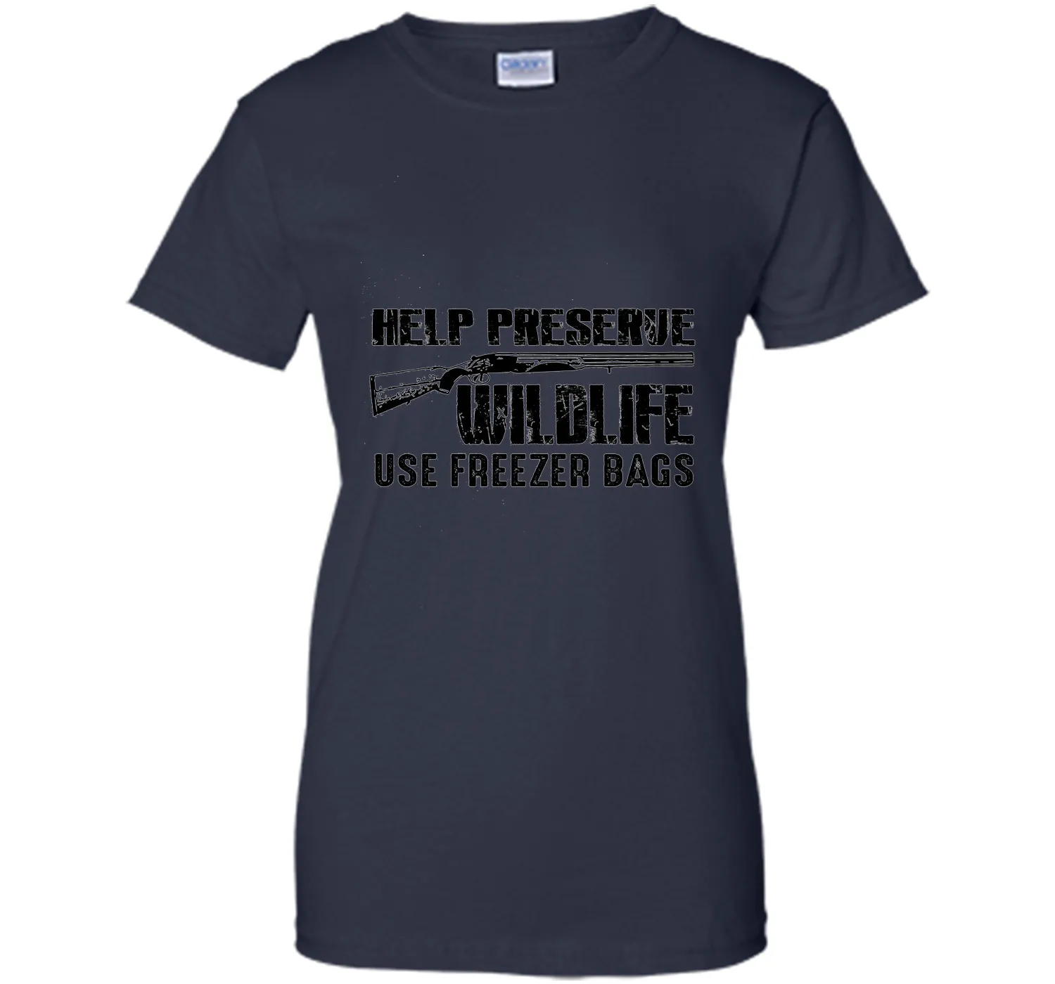 Help Preserve Wildlife Use Freezer Bags T-Shirt