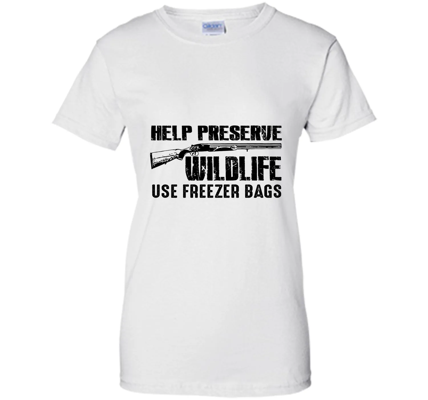 Help Preserve Wildlife Use Freezer Bags T-Shirt
