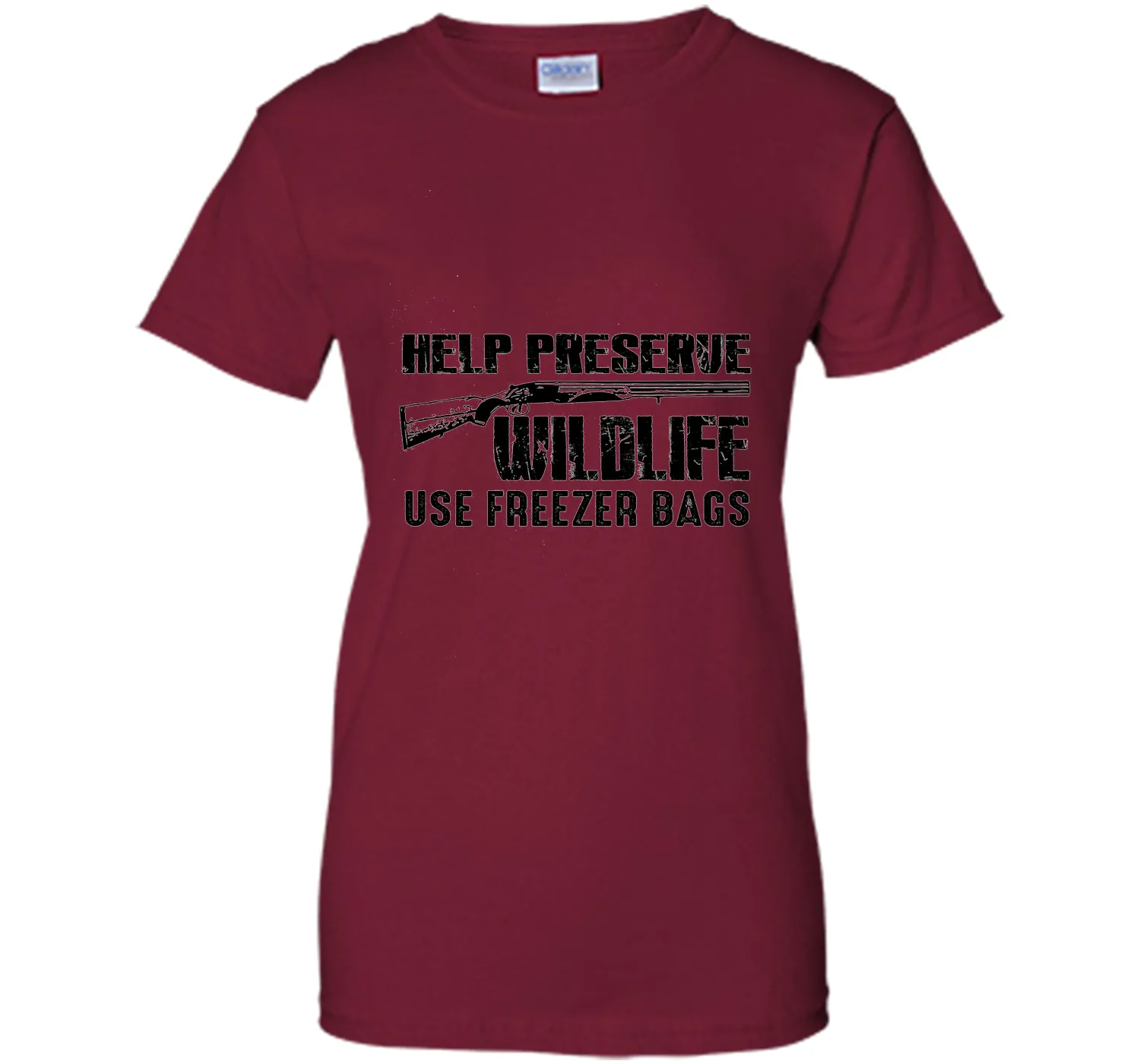 Help Preserve Wildlife Use Freezer Bags T-Shirt