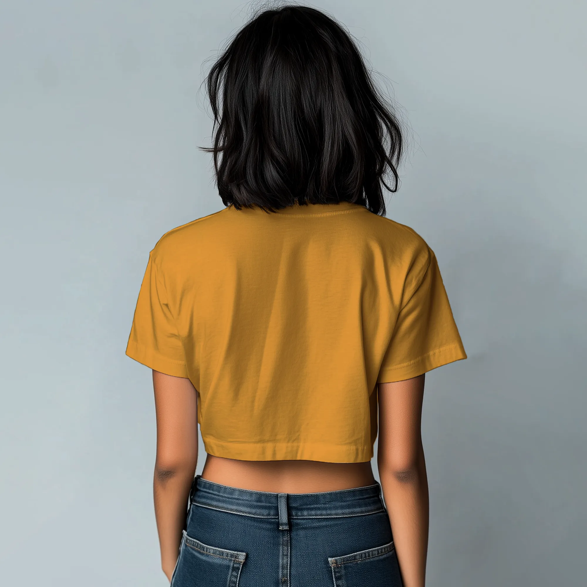 'It Was All Yellow' Crop Top