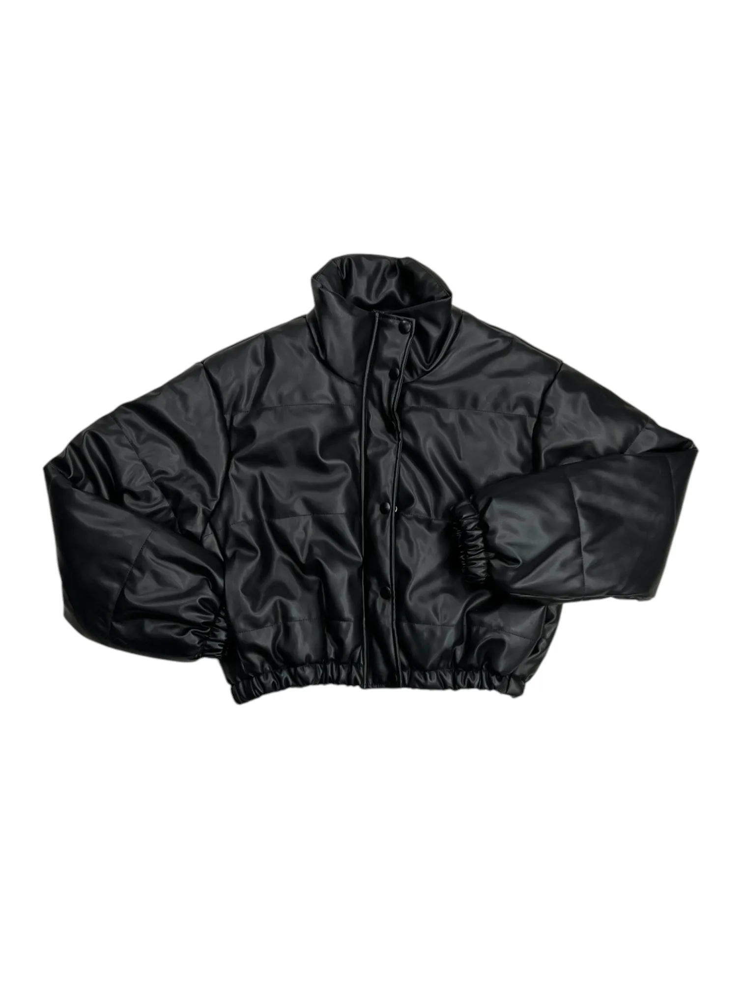 Jacket Puffer & Quilted By Le Lis In Black, Size: M