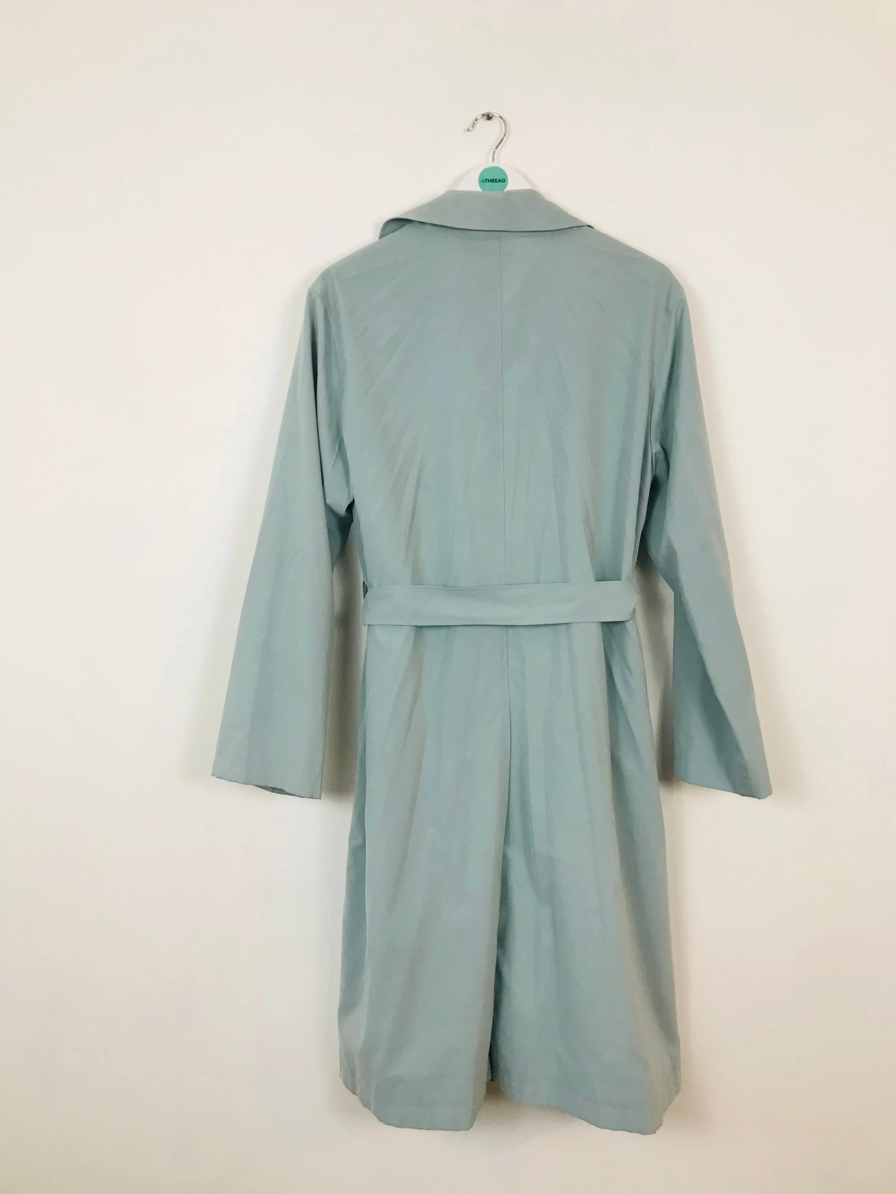 Jaeger Women’s Trench Coat | UK 14 | Blue
