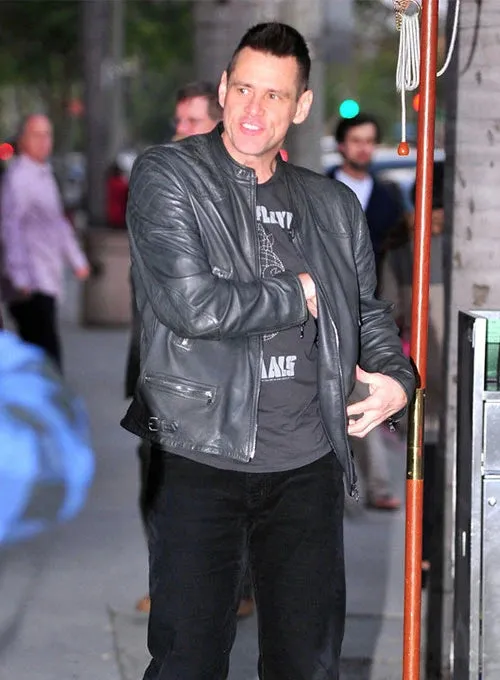 JIM CARREY | LEATHER JACKET