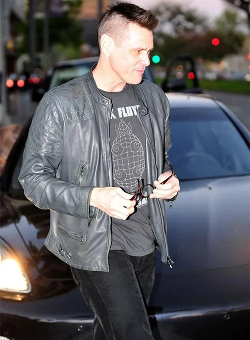 JIM CARREY | LEATHER JACKET