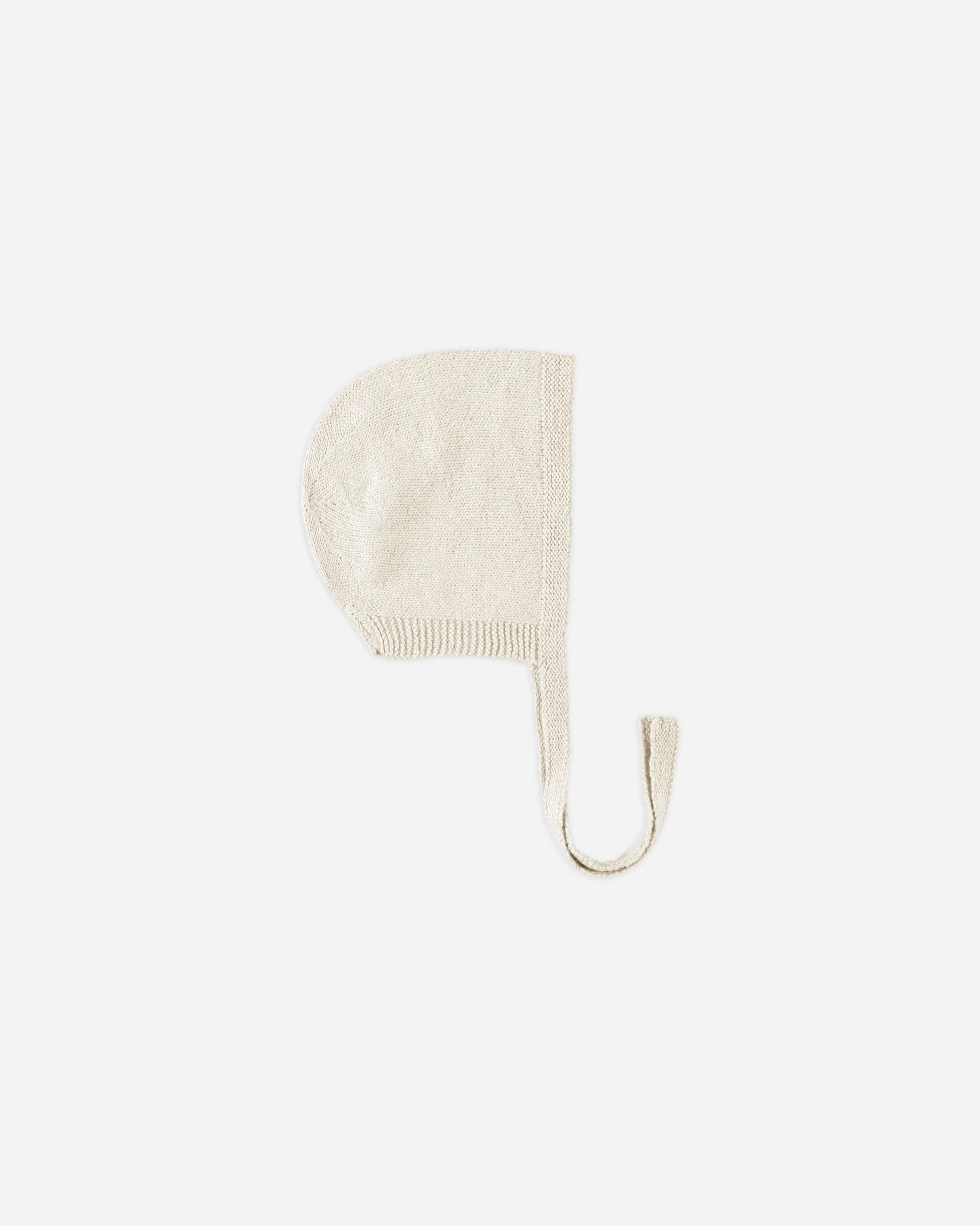 Knit Bonnet || Speckled Natural