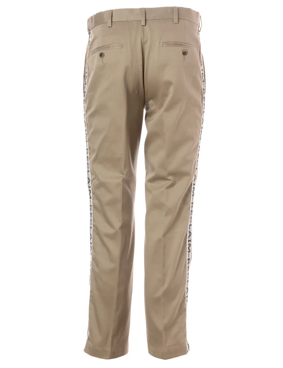 Label George Reclaim Tape Chinos