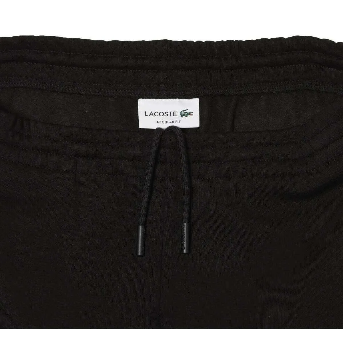 Lacoste Organic Cotton Fleece Joggers - Black