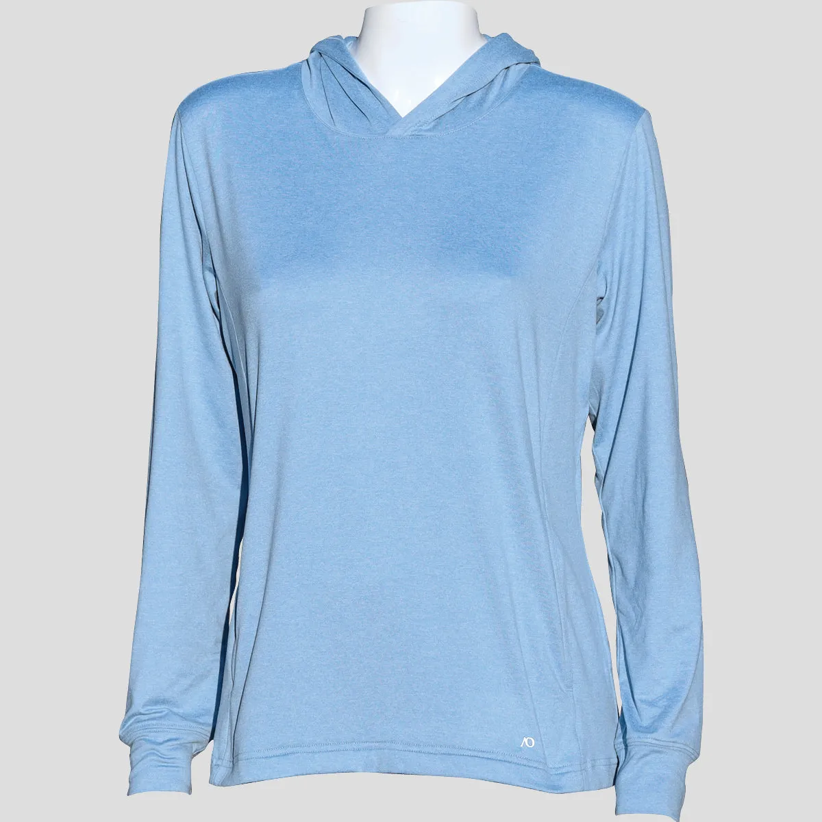 Ladies Blacks Beach Hoodie - Ashleigh Blue Heather