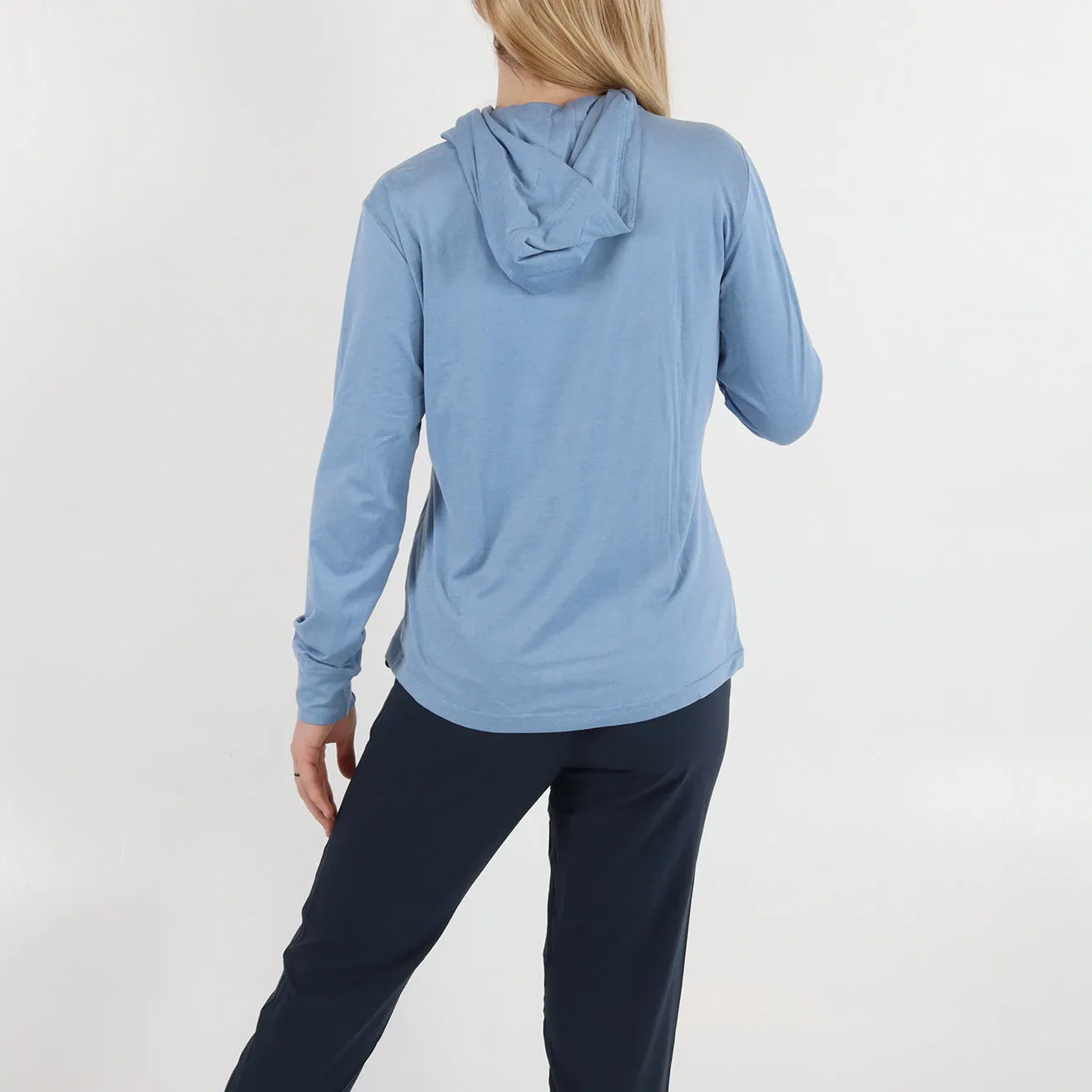 Ladies Blacks Beach Hoodie - Ashleigh Blue Heather