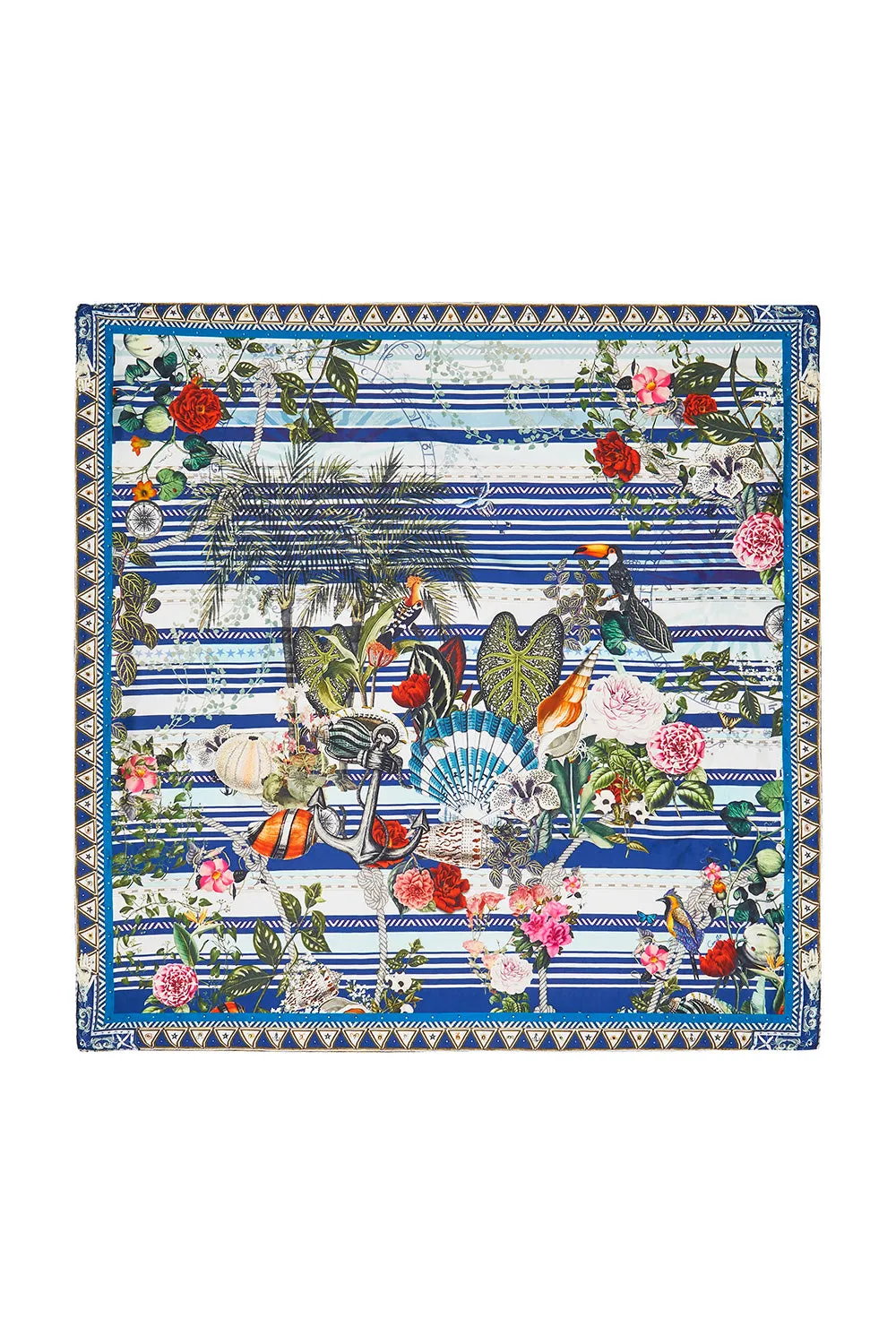LARGE SQUARE SCARF SOLIS HEART