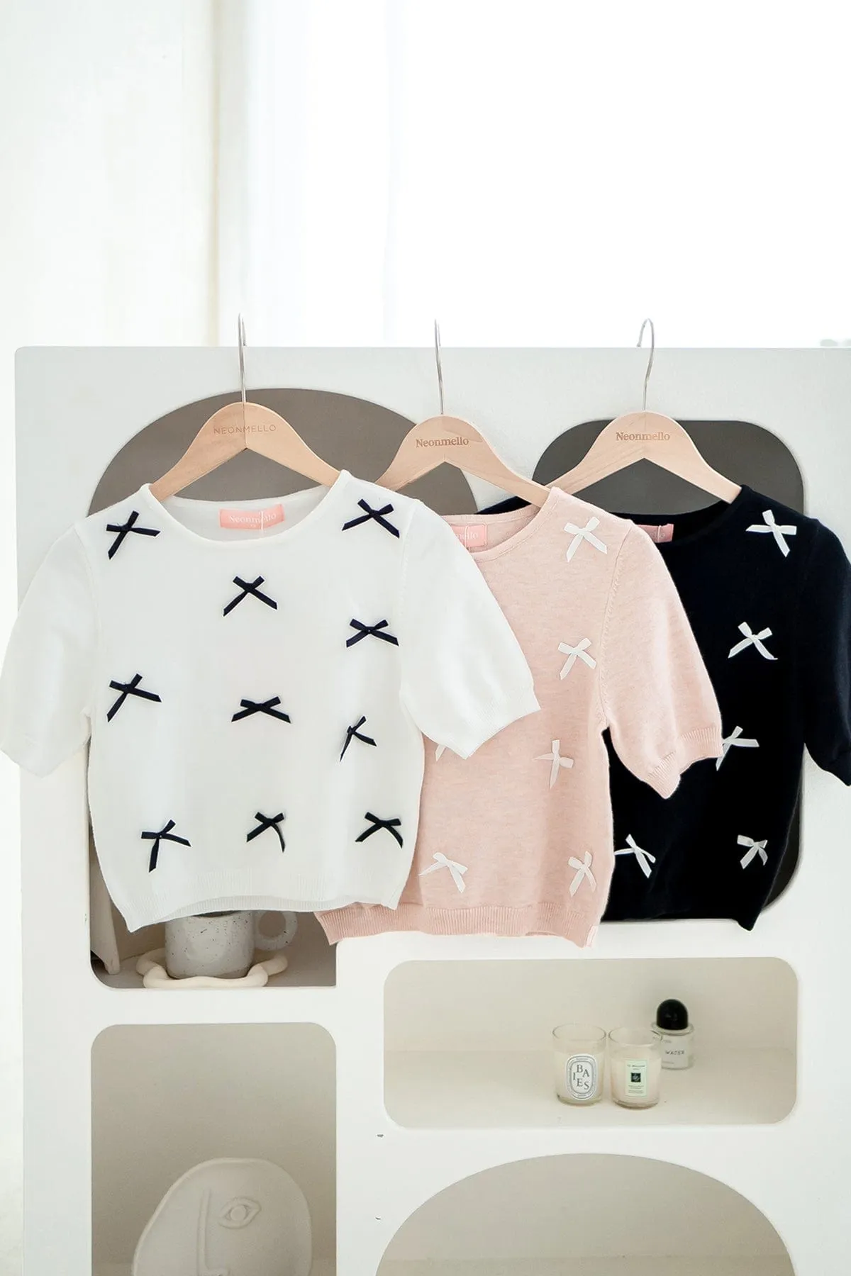 LES LEA KNIT TOP IN WHITE