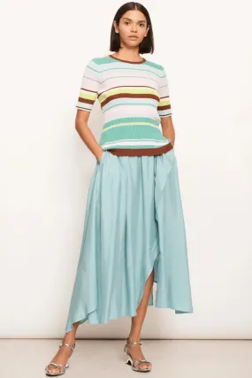 LIDO MULTI KNIT TEE CHOCOLATE MULTI
