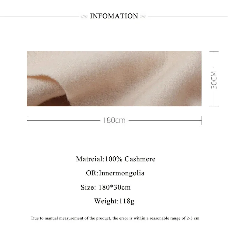 Light Weight Cashmere Scarf for Women