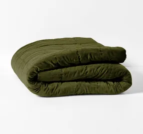 Luxury Velvet 135x180cm Throw Rug Caper
