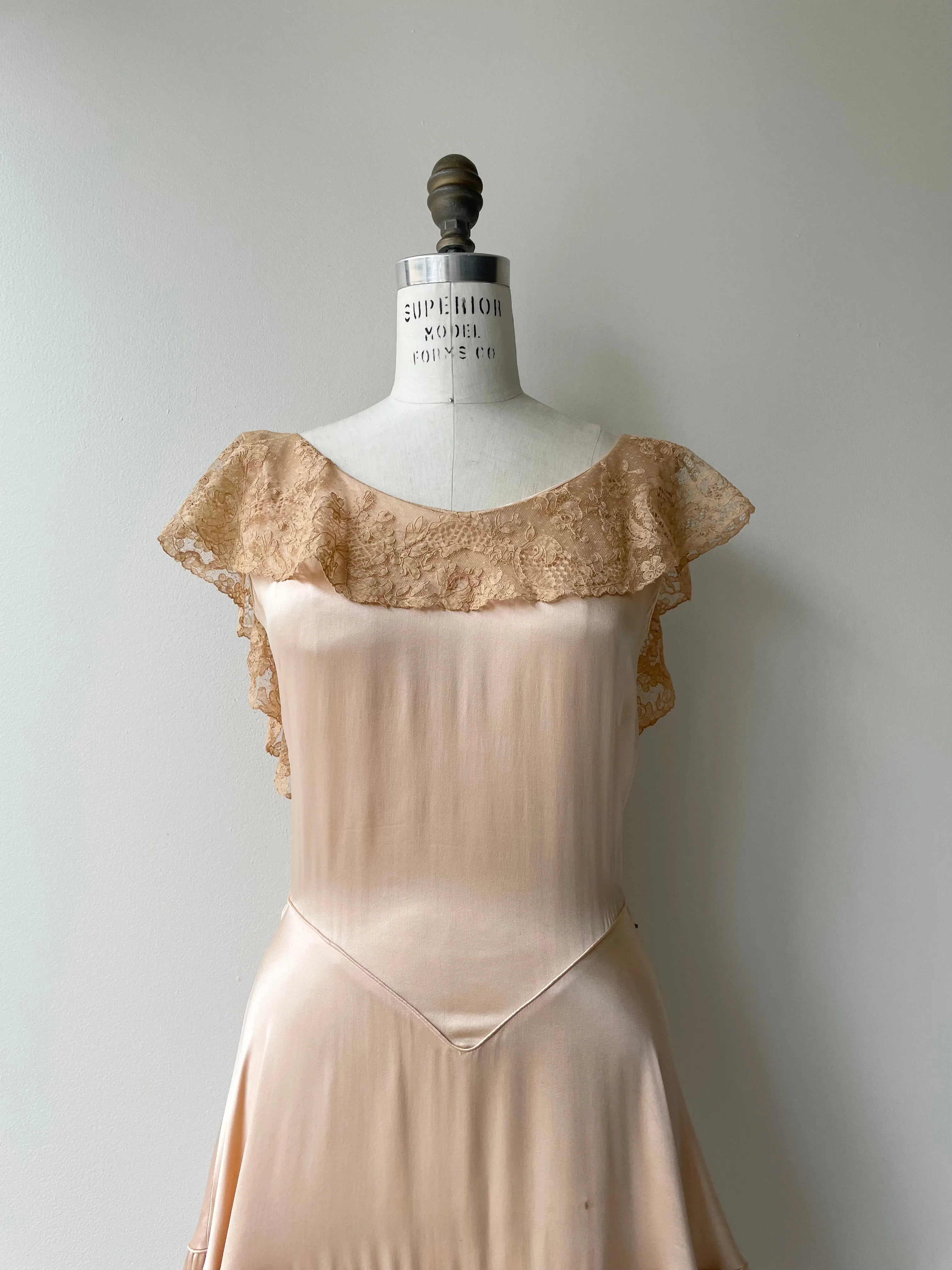 Madrileña Silk Dress | 1930s