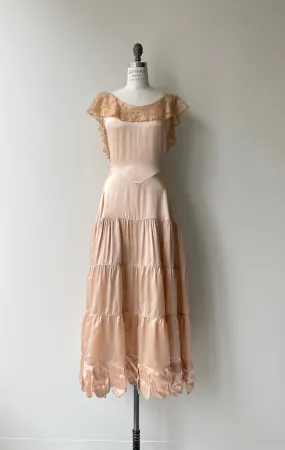 Madrileña Silk Dress | 1930s
