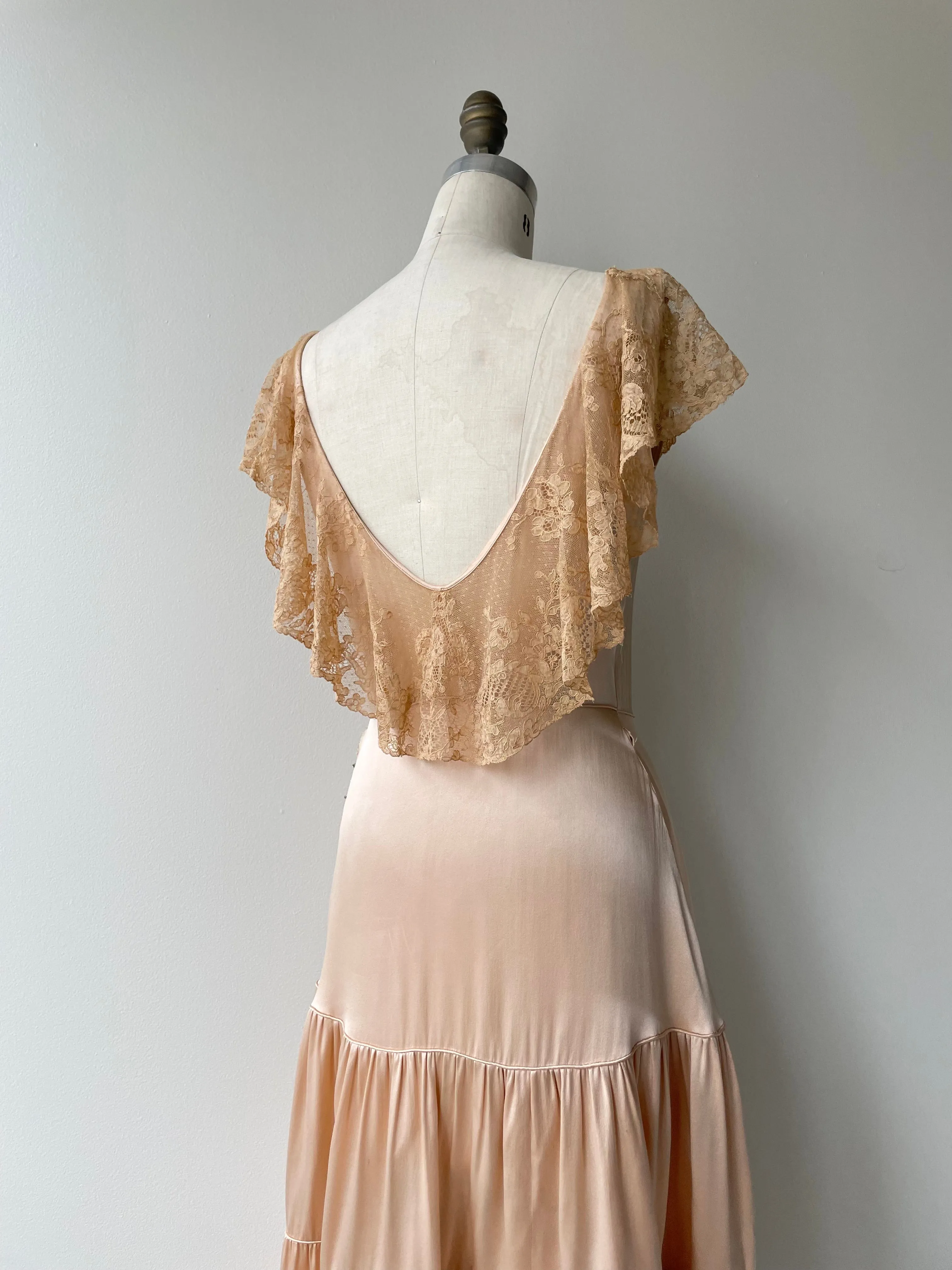 Madrileña Silk Dress | 1930s