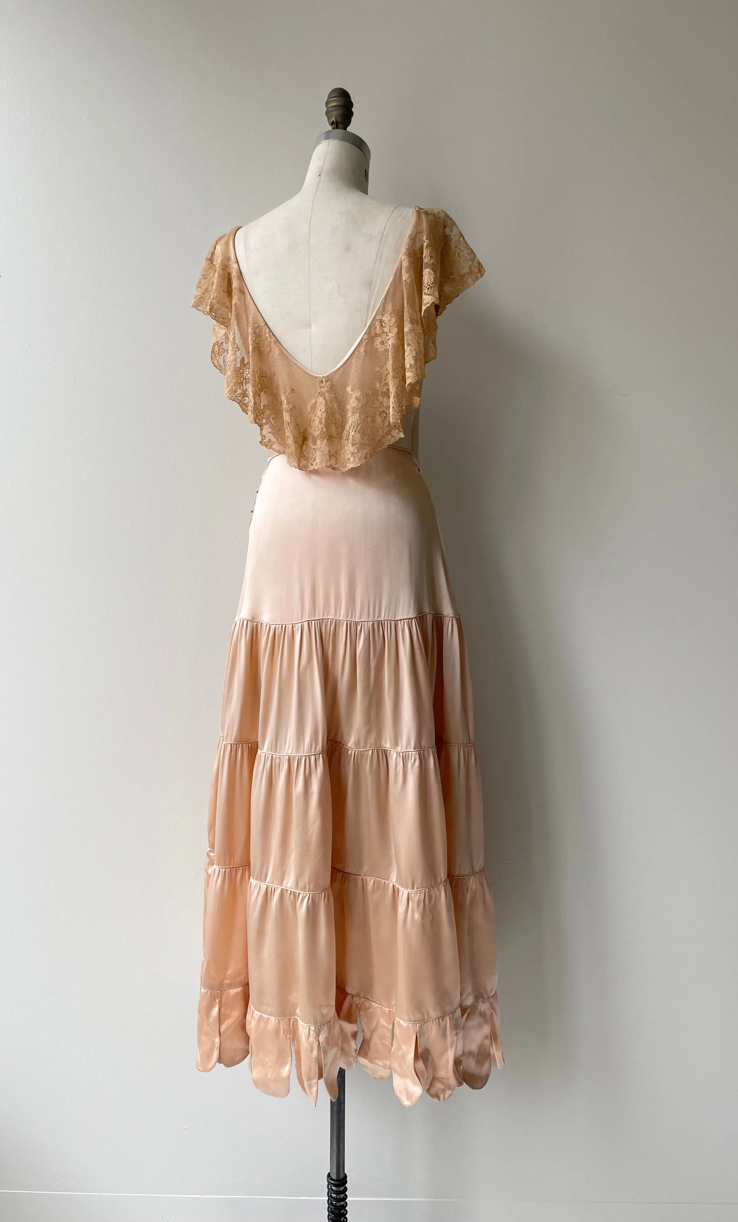 Madrileña Silk Dress | 1930s