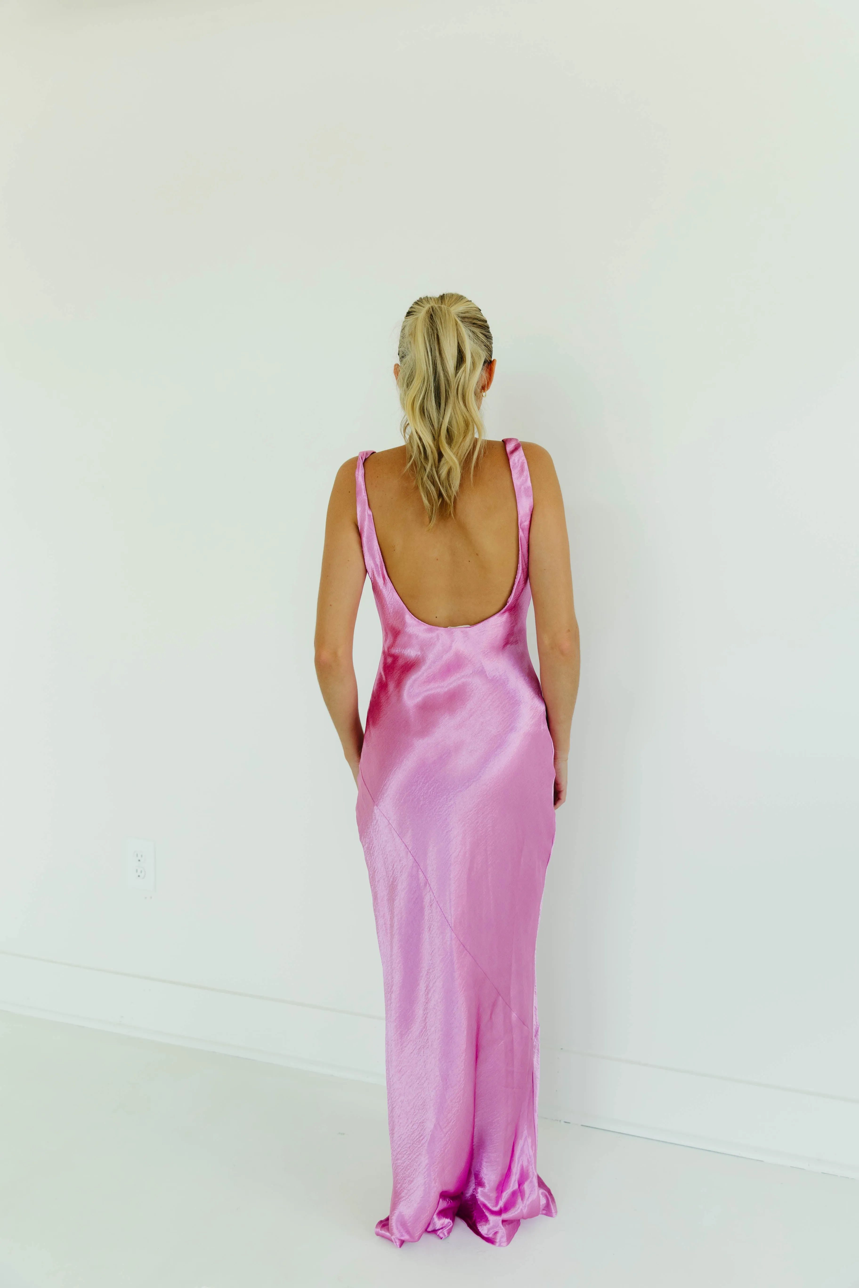 Make It Shine Maxi Dress - Magenta