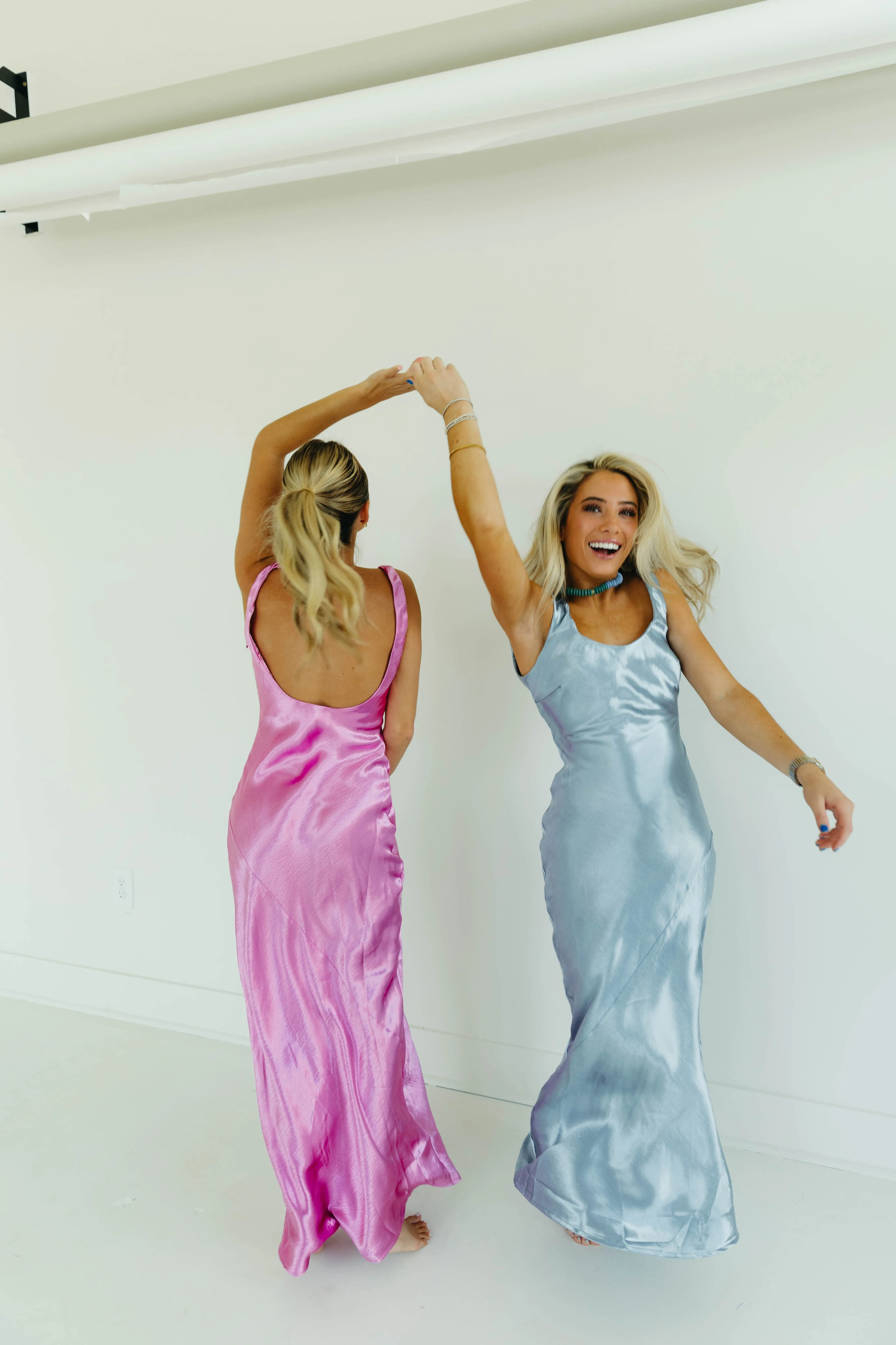Make It Shine Maxi Dress - Magenta
