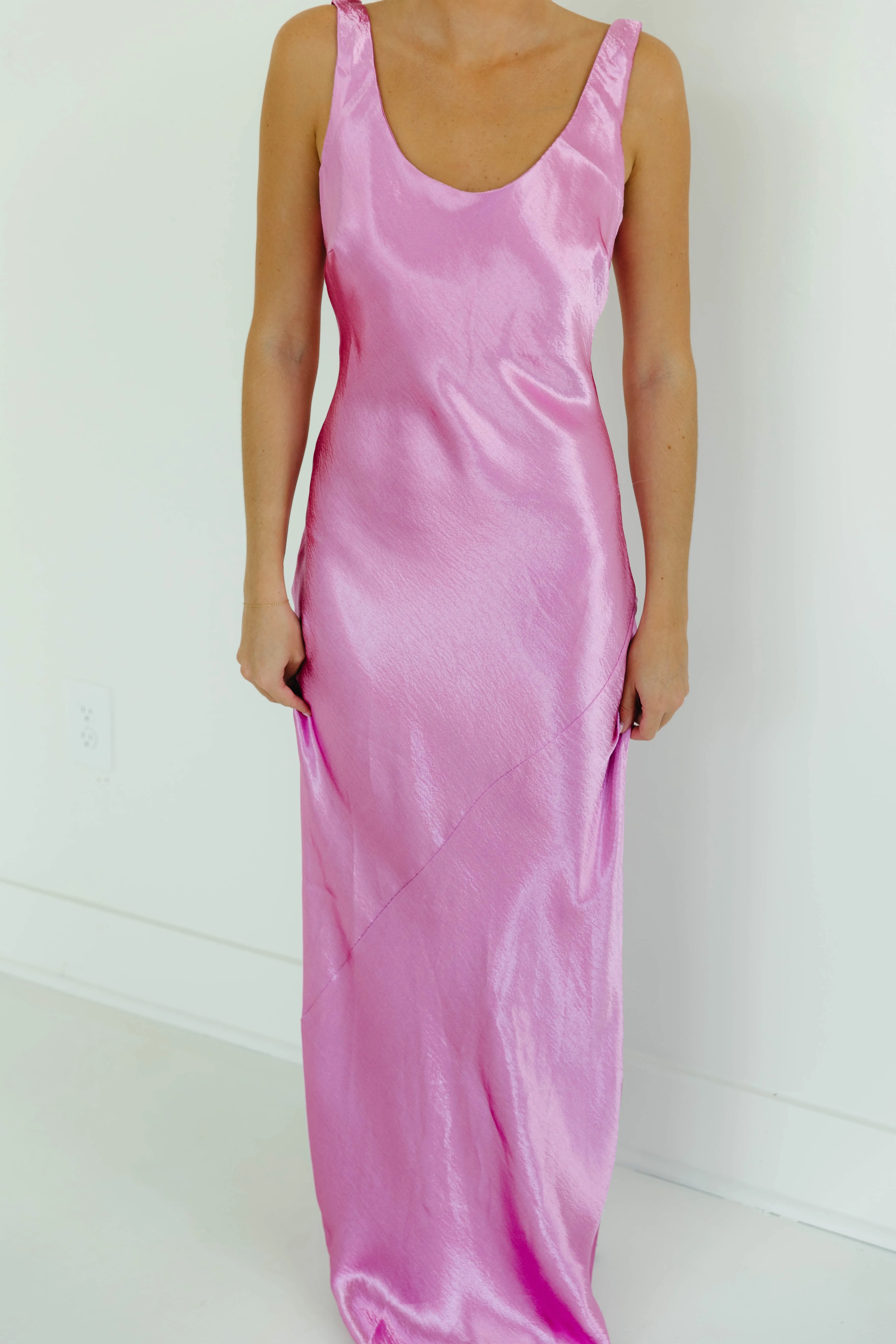 Make It Shine Maxi Dress - Magenta