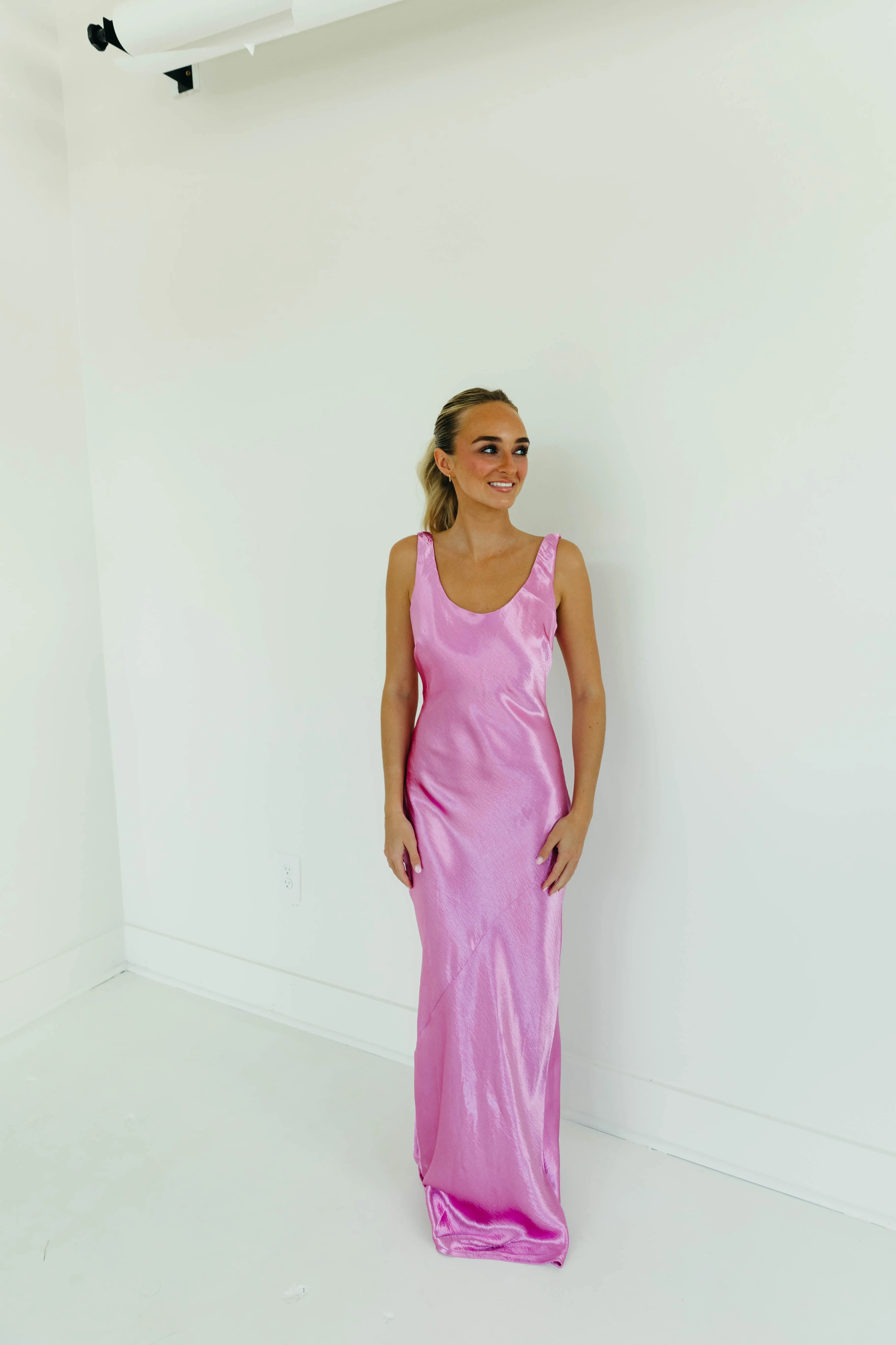 Make It Shine Maxi Dress - Magenta