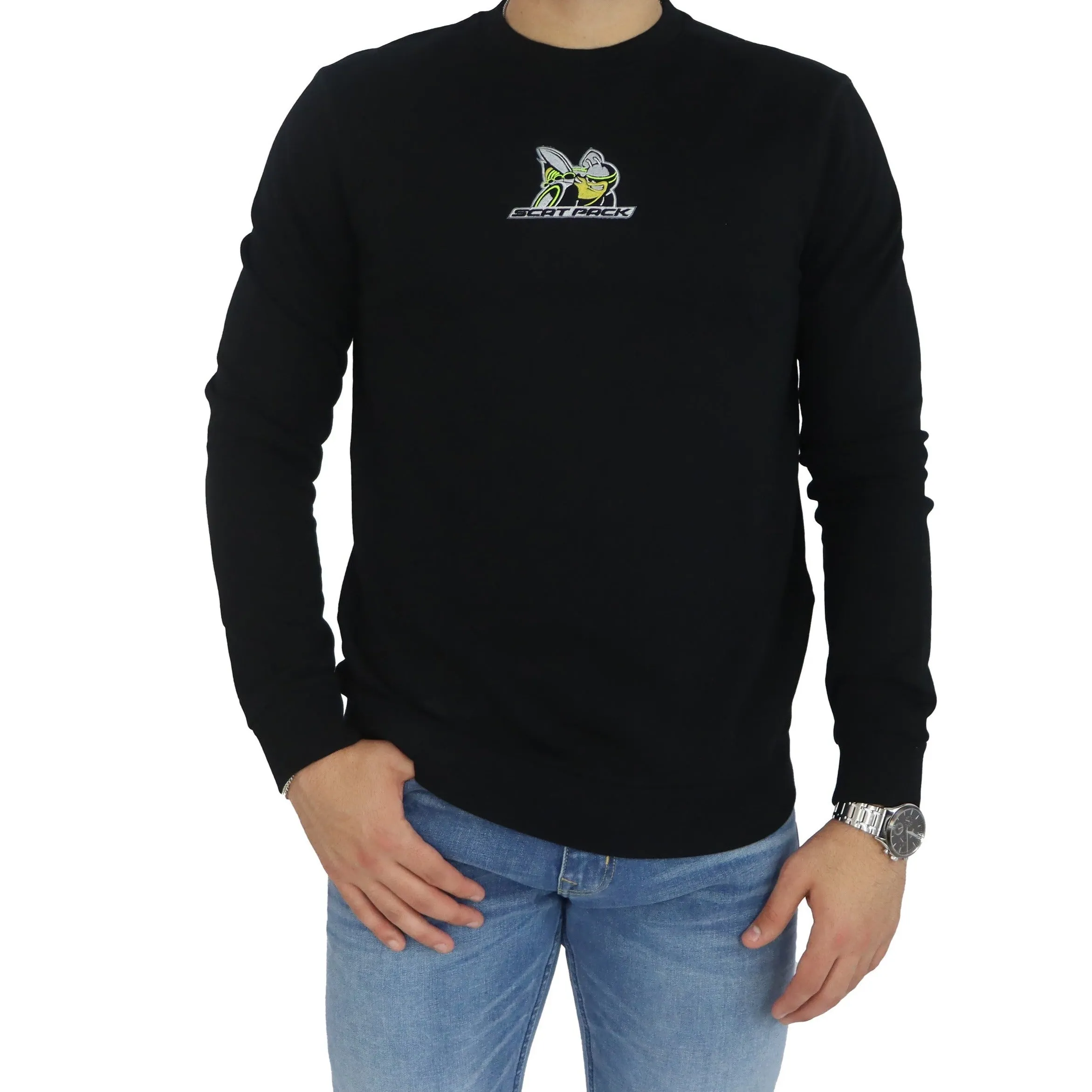 Marwin Sports Dodge Scat Pack Men's Sweatshirt - Black