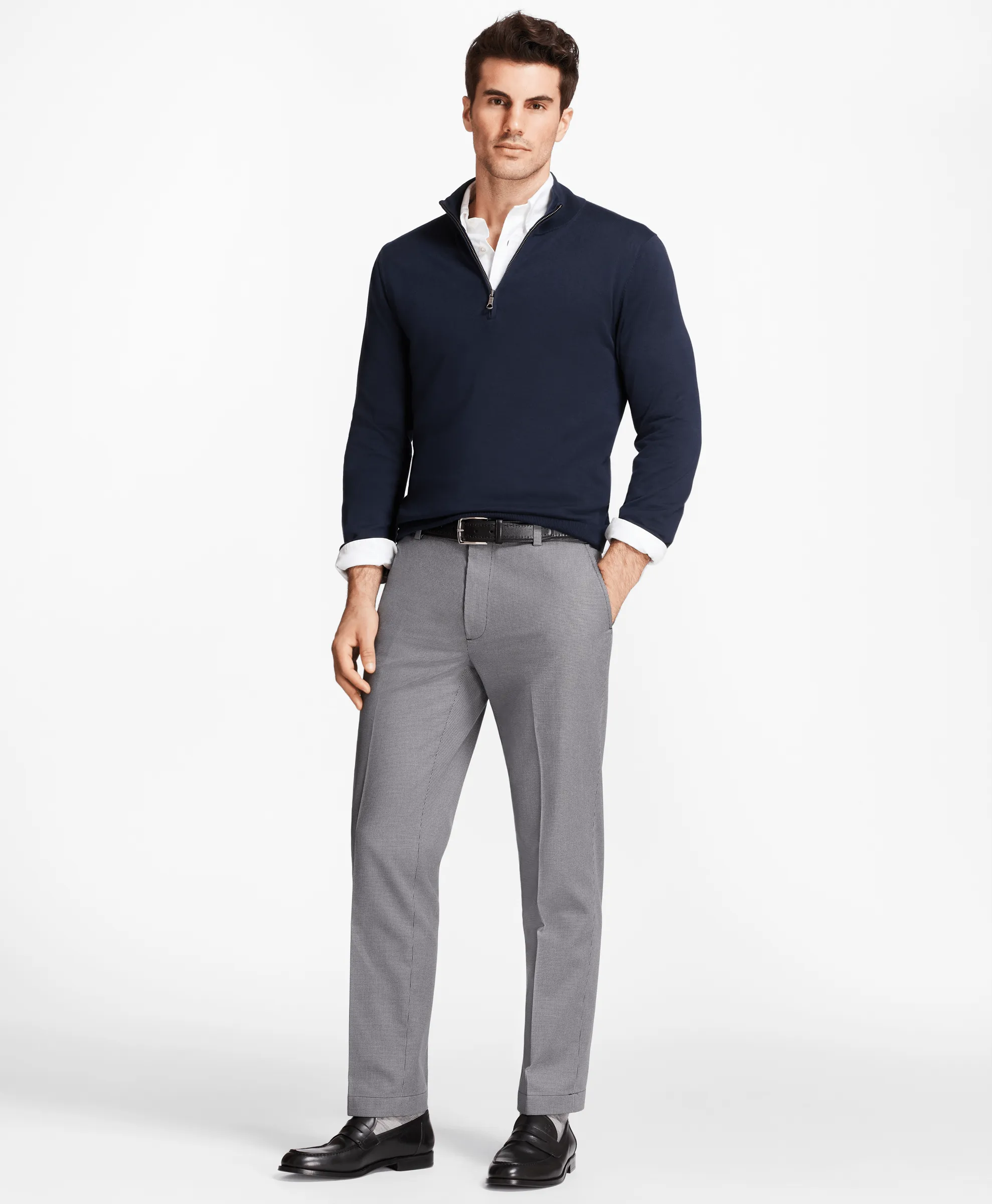 MENS CASUAL TROUSERS CBT ADV CHINO YARNDYES MILANO HTOOTHNAVY - 000100097350 042 30-32