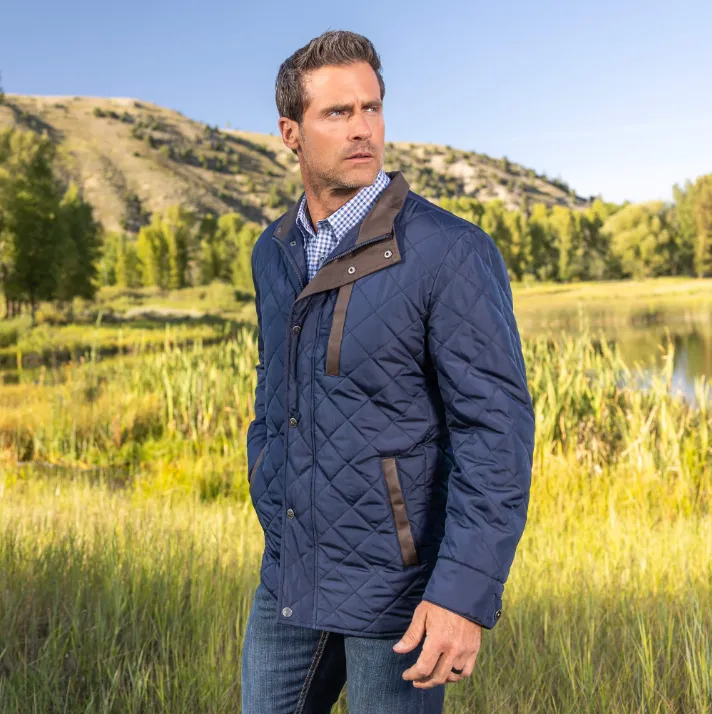 Men's Madison Creek Outfitters Highlands Diamond Quilted Nylon Jacket