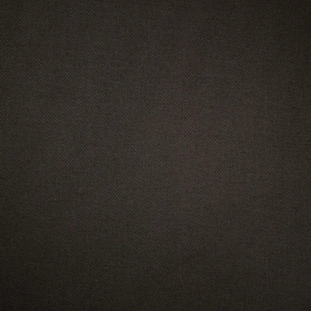 Mid Weight Cotton Twill Solid Chocolate