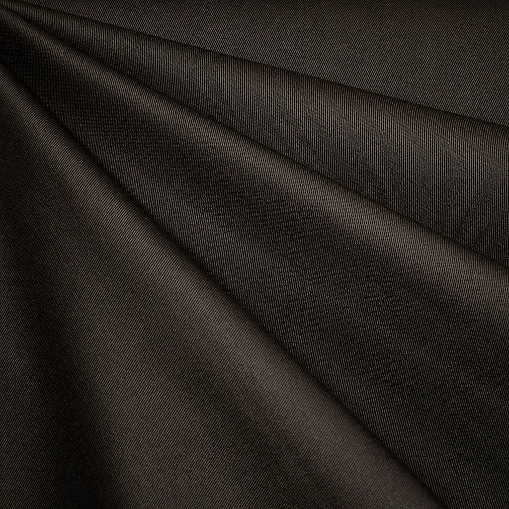 Mid Weight Cotton Twill Solid Chocolate