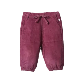 Nature Baby Frankie Cord Pants - Rhubarb