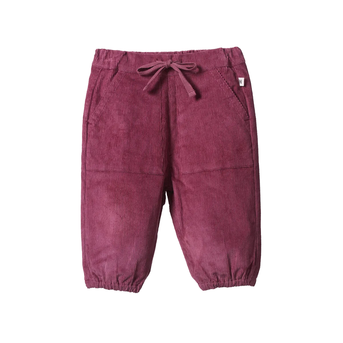 Nature Baby Frankie Cord Pants - Rhubarb