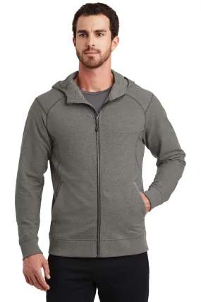 Ogio Mens Endurance Cadmium French Terry Full Zip Hooded Jacket - Gear Grey - Closeout