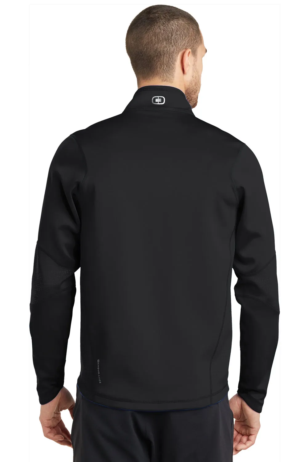 Ogio Mens Endurance Fulcrum 1/4 Zip Jacket - Blacktop