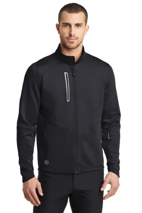 Ogio Mens Endurance Fulcrum Full Zip Jacket - Blacktop