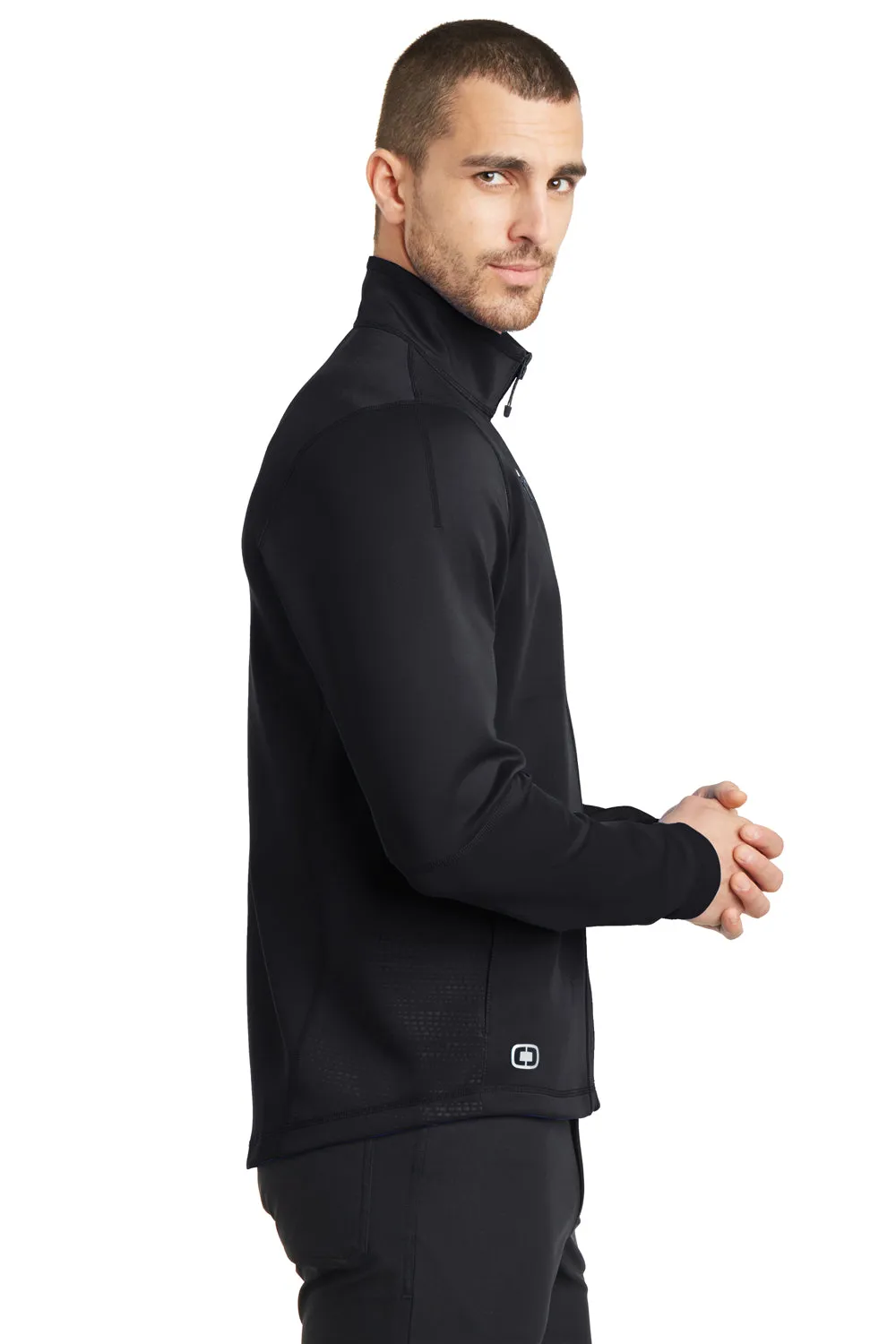 Ogio Mens Endurance Fulcrum Full Zip Jacket - Blacktop