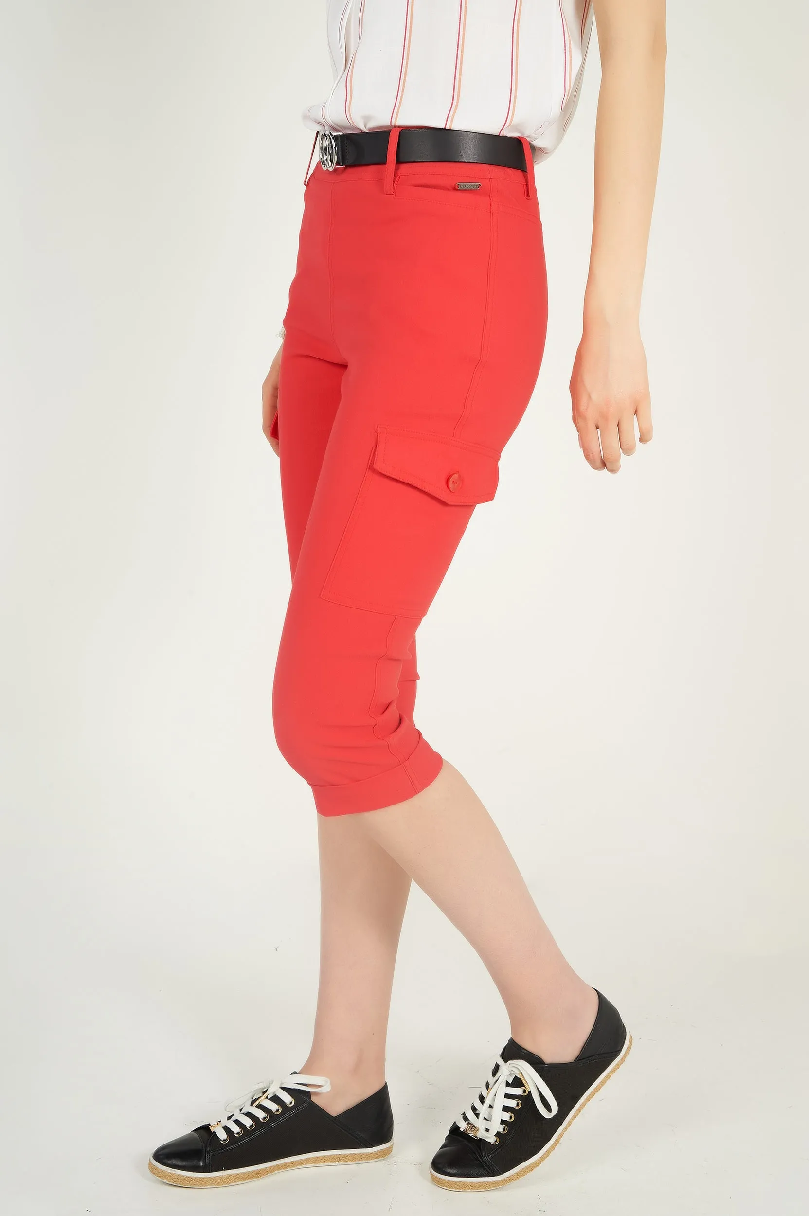 Pantalon capri cargo - GINGER-X1 - (R-B6)