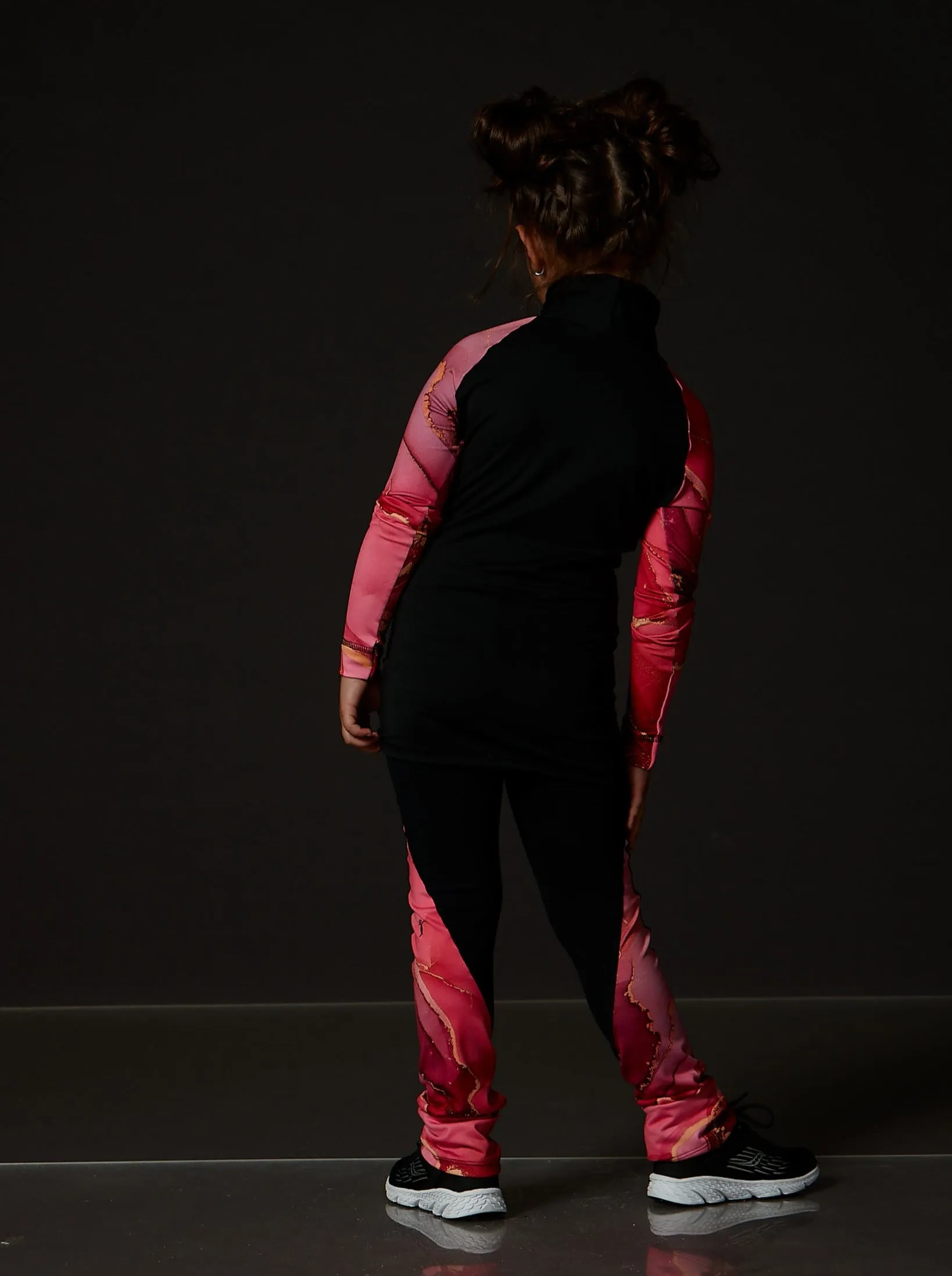 Performance Long Sleeve Turtleneck - Coral