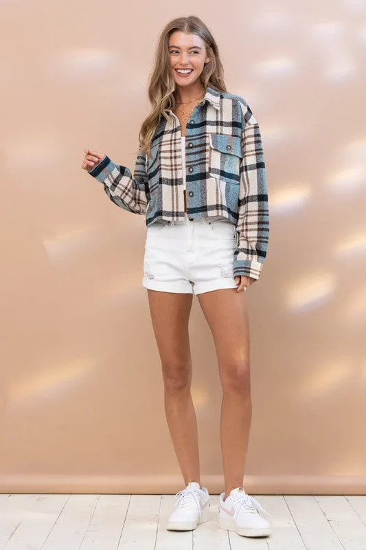 Plaid Shirt Jacket • More Colors