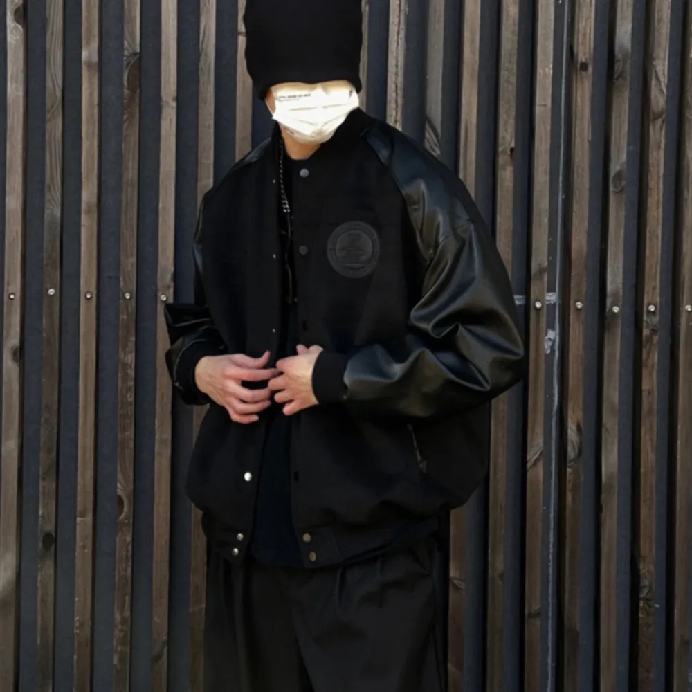 “Plus Size Loose Baseball” Jacket