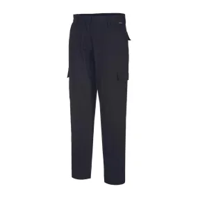 Portwest Eco Women's Stretch Cargo Trousers Black Size 16 - BA088-16