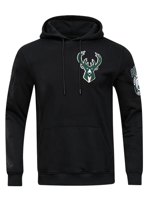 Pro Standard Classic Chenille Milwaukee Bucks Hooded Sweatshirt