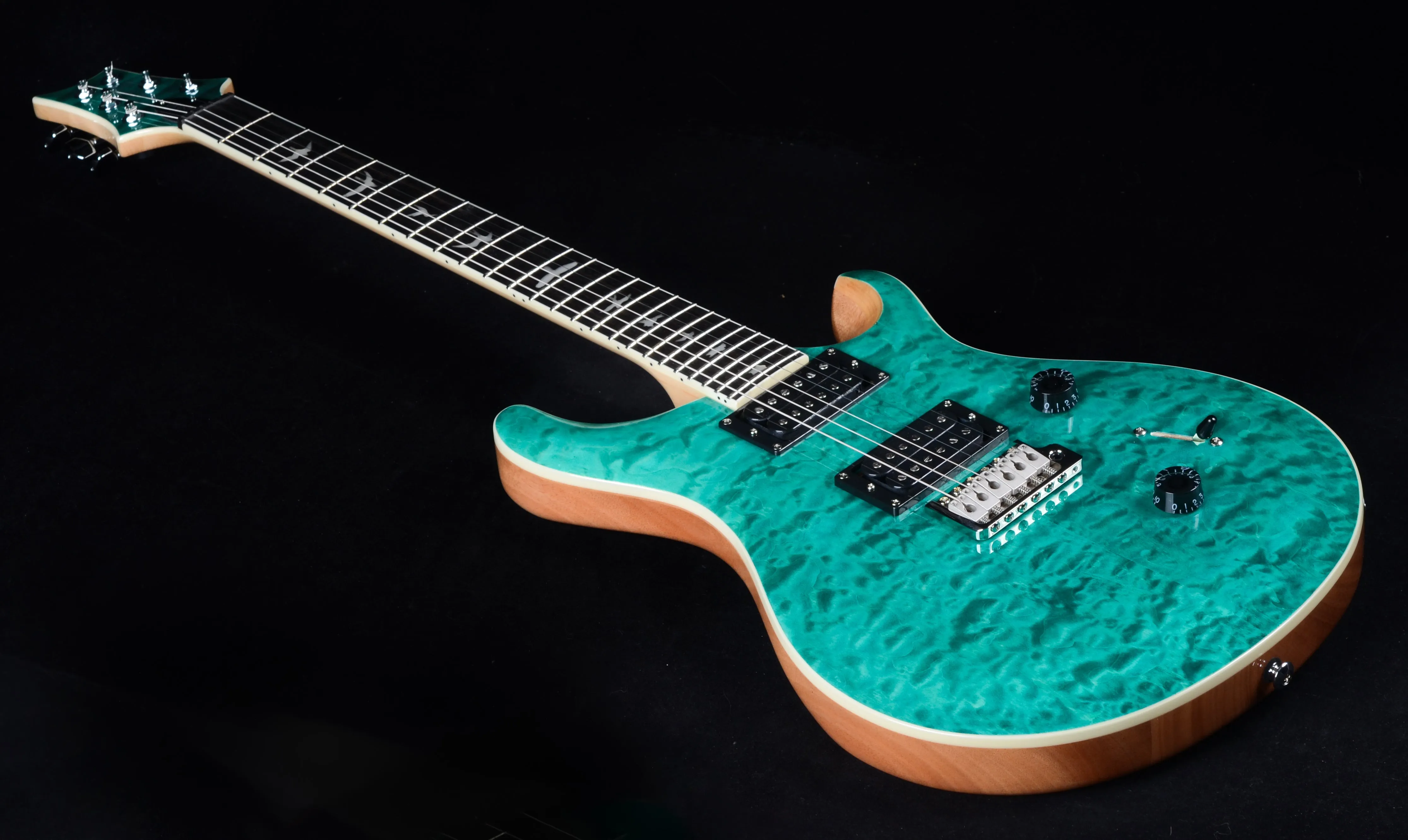 PRS SE Custom 24 Quilt - Turquoise