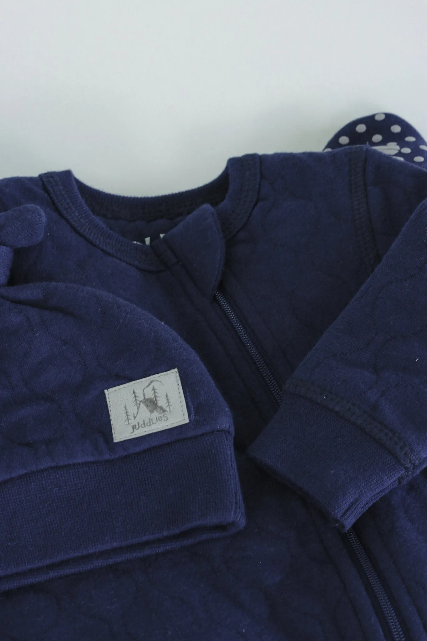 Quilted Collection - Footed Sleeper - Midnight