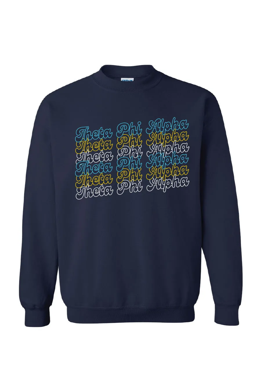 Retro Repeat Crewneck