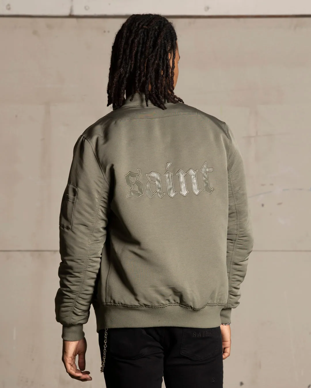 Saint Morta Flight Jacket Khaki Green